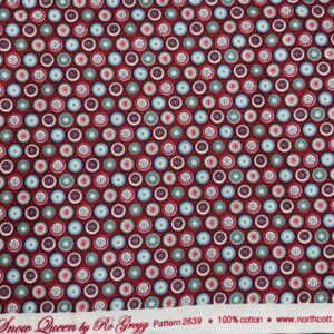 SNOW QUEEN by Ro Gregg for Northcott 100% cotton Fabric Snowflakes 1 yard